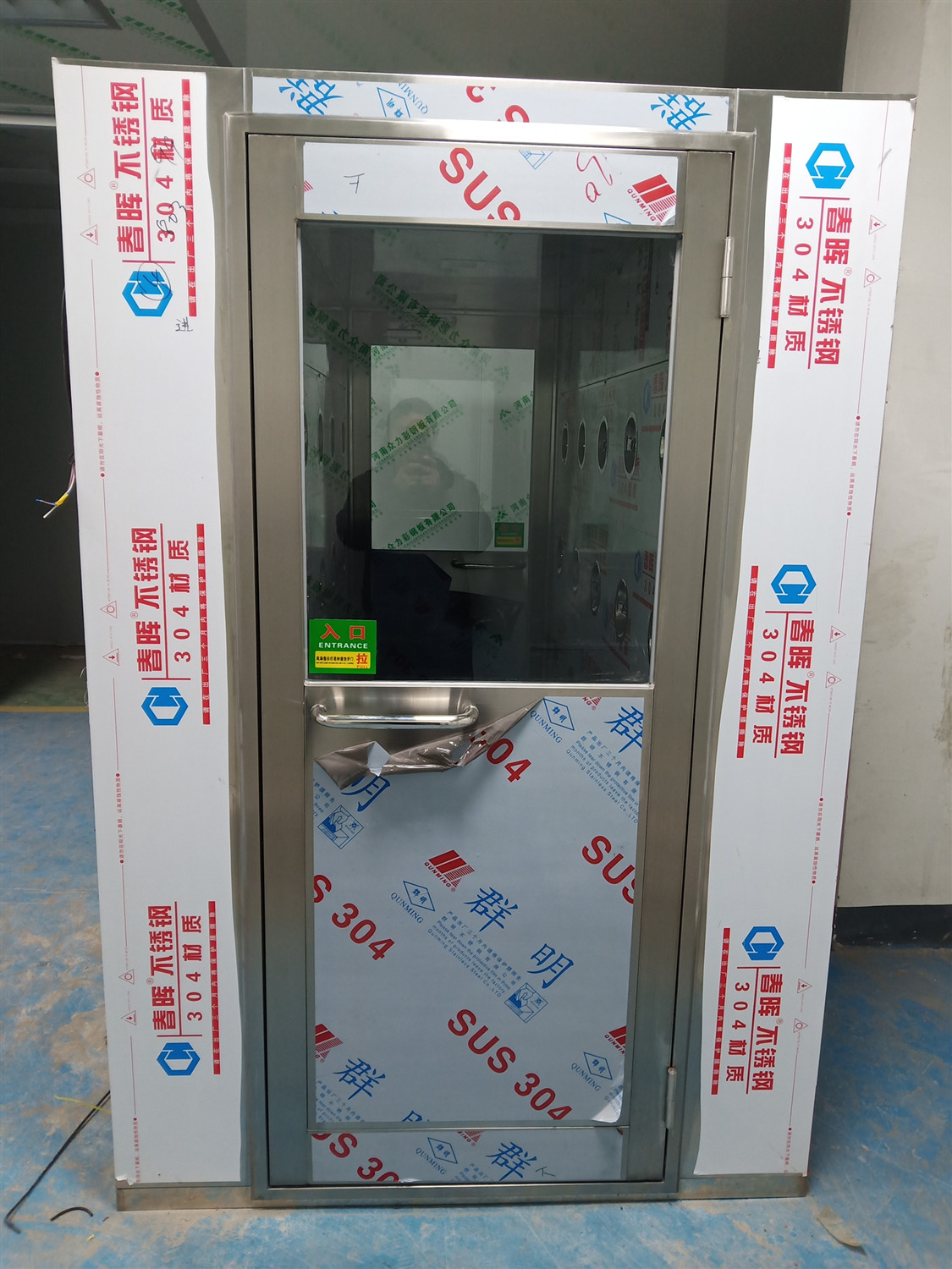 單人雙吹風淋房:進入風淋室注意事項有哪些?風淋室安全知識